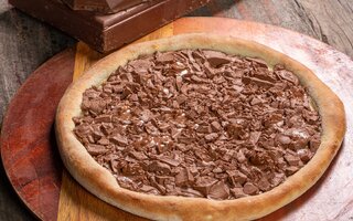 Pizza de chocolate