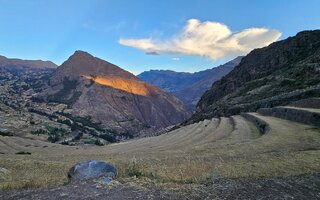 A monumental e bem preservada Pisac