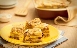 Torta de Banana com Pão de Forma