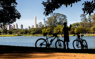 Passeio de bicicleta no Parque Ibirapuera