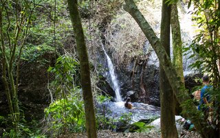 Cachoeira Véu da Noiva, em Cubatão