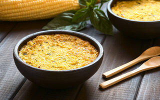 Torta de Milho Verde e Frango