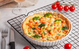 Quiche de camarão