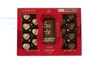 Caixa Artesanal de Bombons Delícias de Amor, da Cacau Show