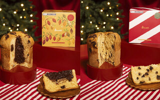 Panetone Trufado e Panetone de Gotas de Chocolate Zero, da Biscoitê