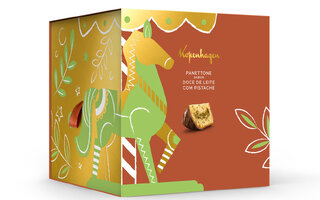 Panettone Recheado Doce de Leite com Pistache, da Kopenhagen