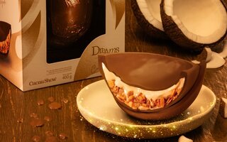 Ovo Dreams Coco Caramelizado, da Cacau Show