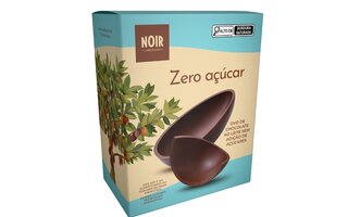 Ovo ao Leite Zero Açúcar, da NOIR Chocolates