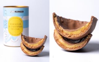 Ovo Maracujá e Castanha de Caju da Confeitaria Caramelo