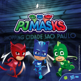 Na Cidade: PJ Masks no Shopping Cidade São Paulo