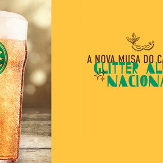 Bares: Cervejaria Nacional cria cerveja com visual dourado e cheio de glitter para o Carnaval 2022; saiba tudo!