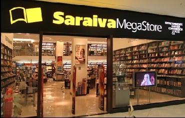 Arte: Livraria Saraiva Shopping Pátio Paulista