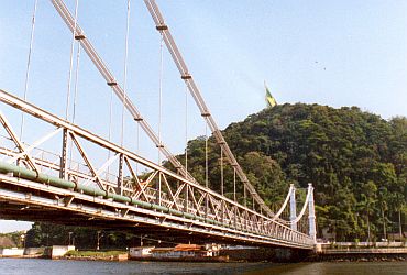 Viagens: Ponte Pênsil de São Vicente