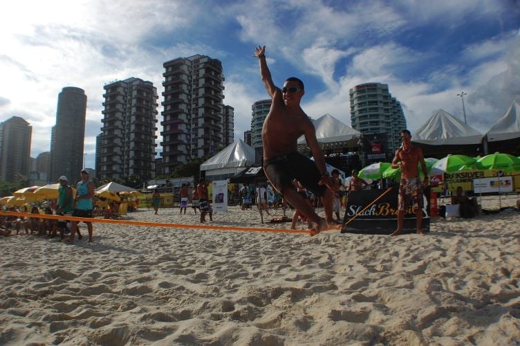 Esportes: Slackline: na corda bamba