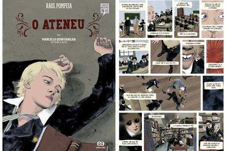 Literatura: Livro “O Ateneu” ganha versão em quadrinhos