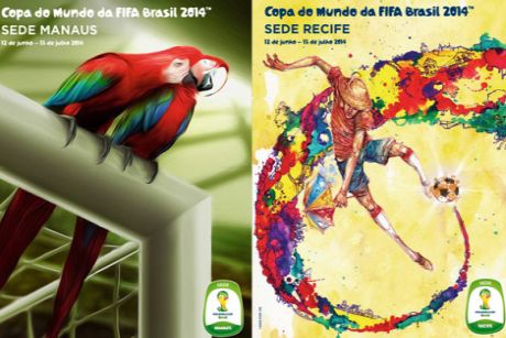 Viagens: Cartazes da Copa do Mundo 2014 nas 12 Sedes Brasileiras