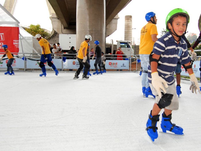 Viagens: Patinação no Gelo no Ibirapuera