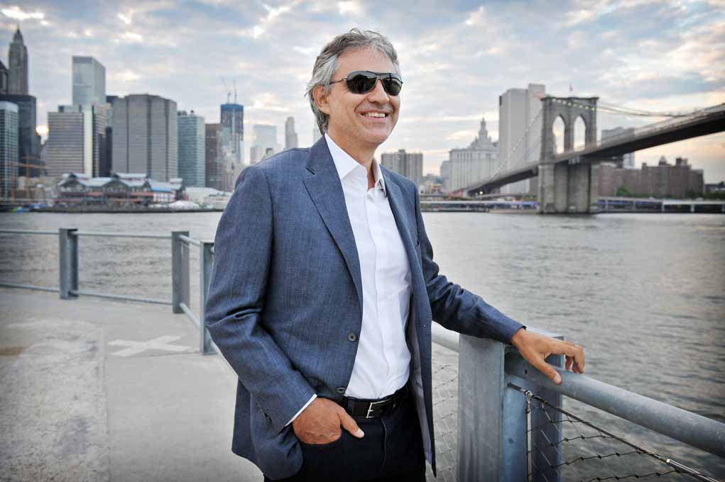 Shows: Sandy é convidada especial em show de Andrea Bocelli