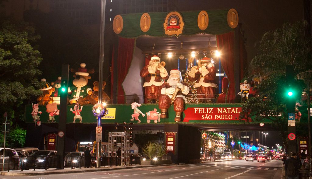 Decoração de Natal na Paulista
