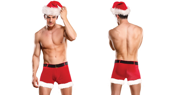 Fantasia de Papai Noel Sexy - Coleção Magic Silk Male Power