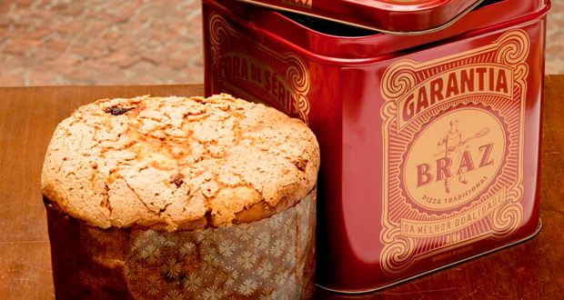 Panettone Bráz, da pizzaria Bráz