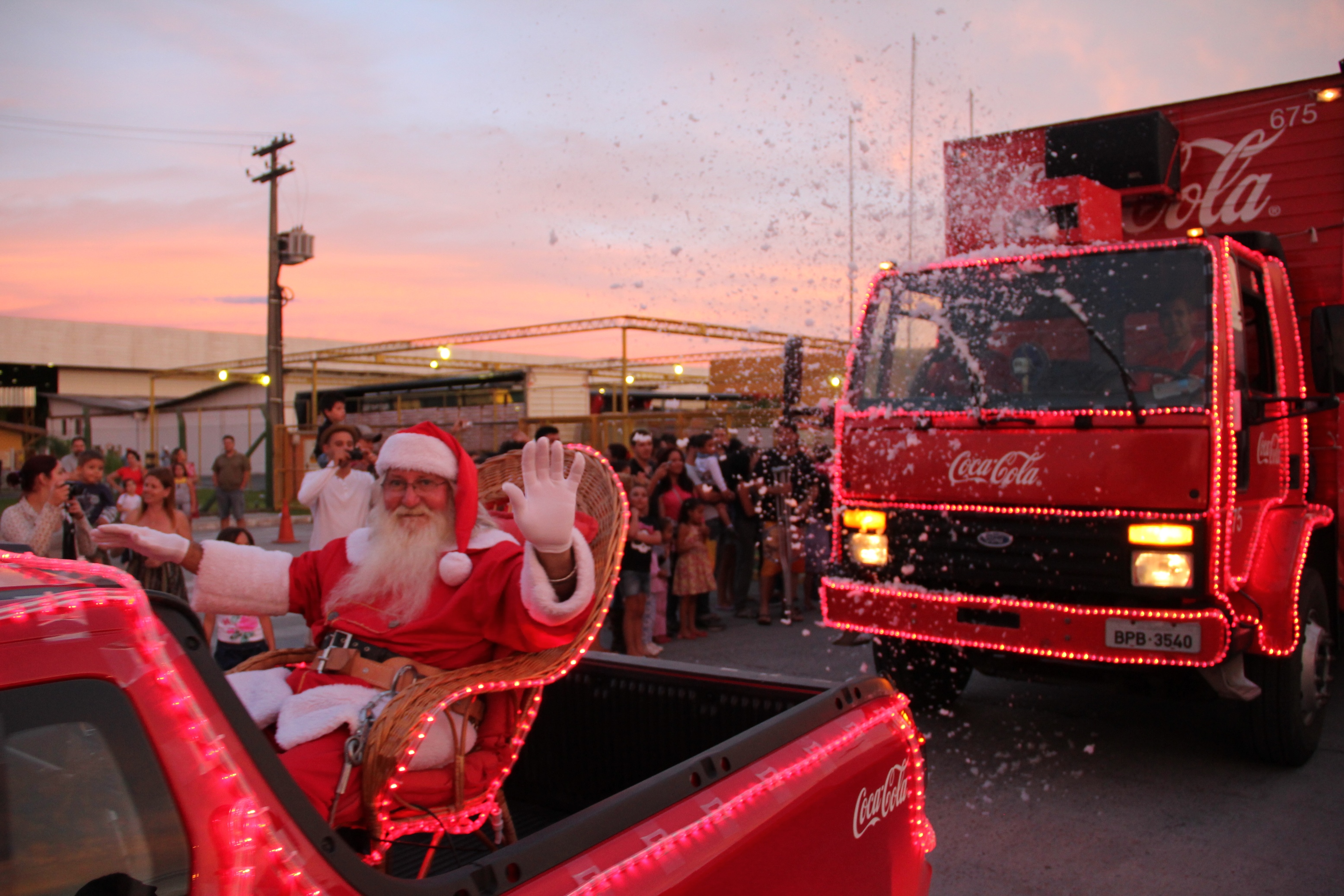 Carreatas de Natal 2013 da Coca-Cola em Curitiba