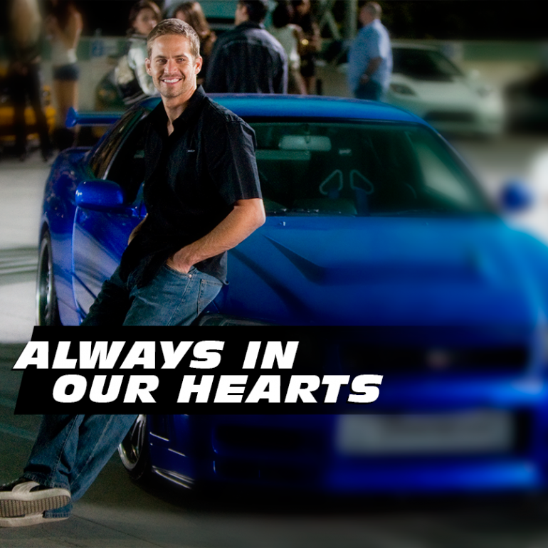 Velozes e Furiosos 7' presta uma homenagem a Paul Walker