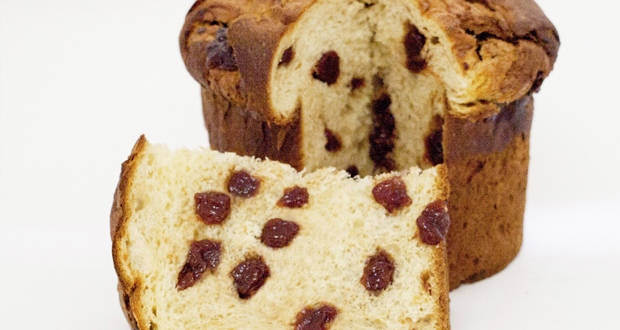 Panettone de goiabada, da Padaria Brasileira