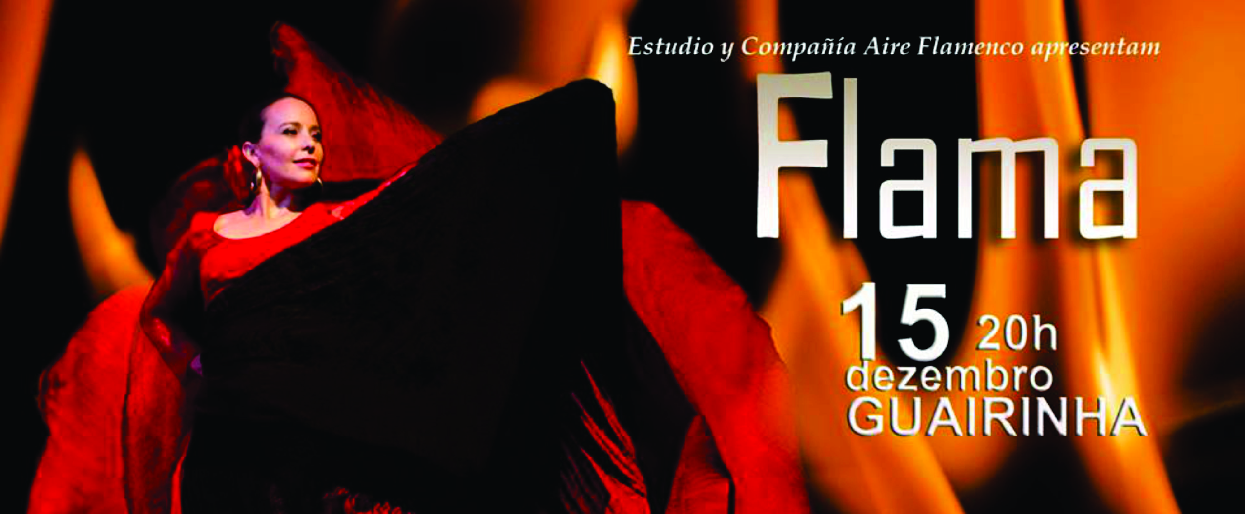 Arte: Espetáculo Flama em Curitiba