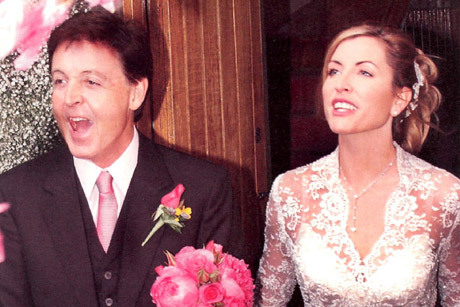 Casamento de Paul McCartney e Heather Mills está no ranking dos mais caros Créditos: Reprodução 