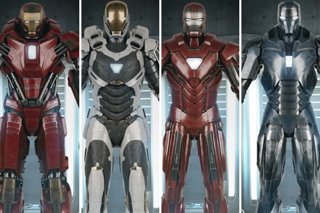Cinema: Conheças as armaduras de Homem de Ferro 3