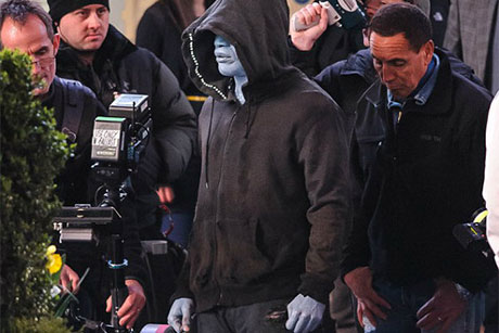 Cinema: Jamie Foxx é flagrado no set de O Espetacular Homem-Aranha 2