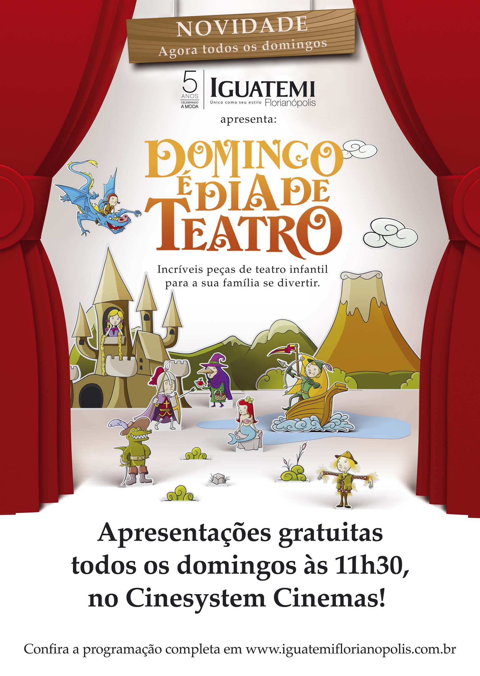 Cinema: Domingo é Dia de Teatro