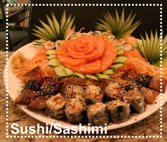 Comida japonesa em Guarapuava