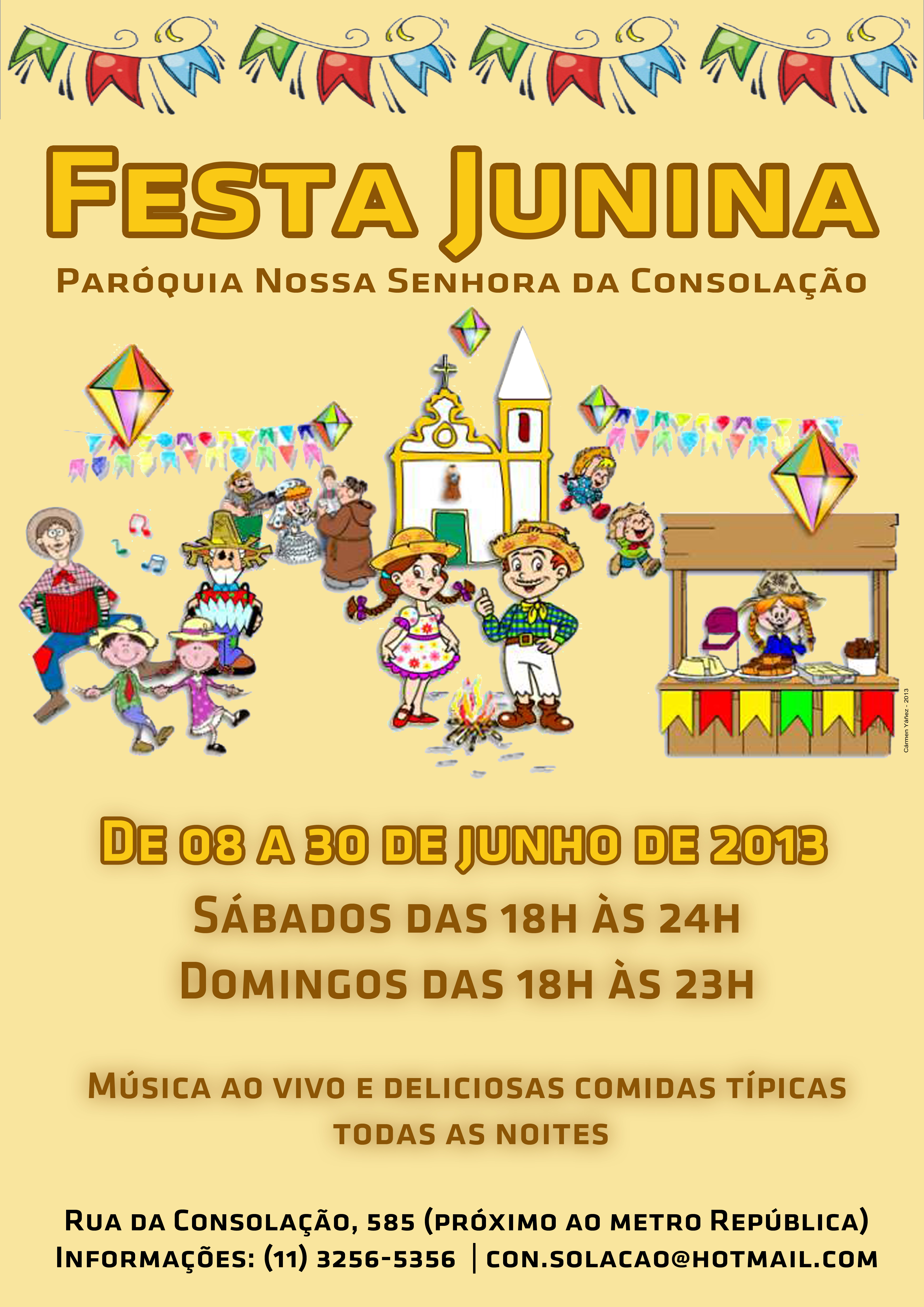 Festa Junina da Paróquia Nossa Senhora da Consolação 2013