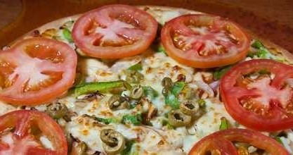 pizza vegetariana da Pizza Hut