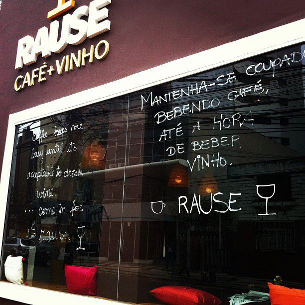 Restaurantes: Rause Café + Vinho