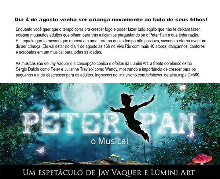 Shows: Peter Pan - O Musical