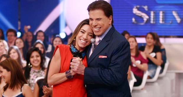 Silvio Santos e Patrícia Abravanel