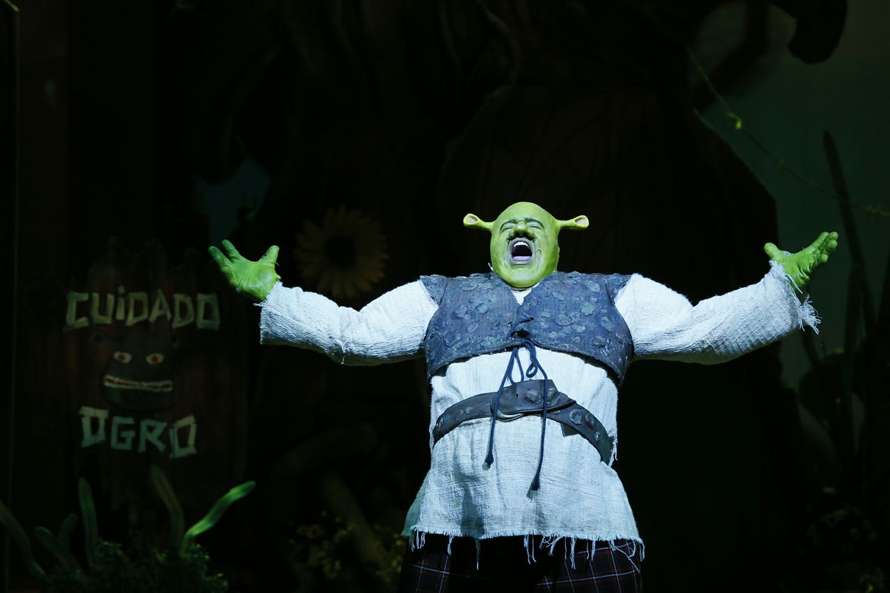 Arte: Shrek, O Musical em São Paulo