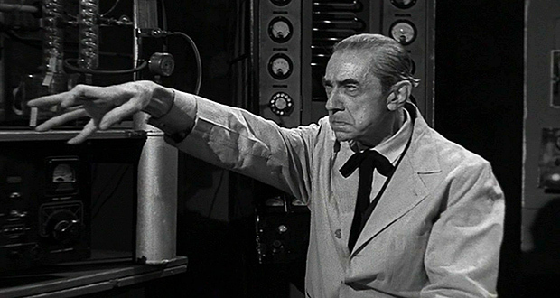 Bela Lugosi em cena de "A Noiva do Monstro"