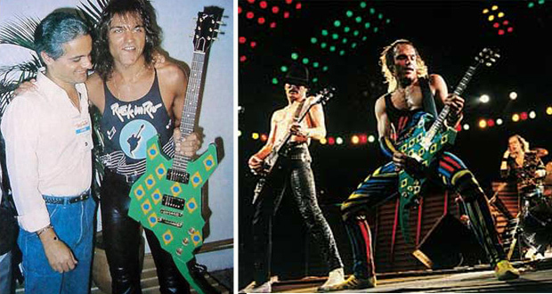 Resultado de imagem para scorpions rock in rio guitar