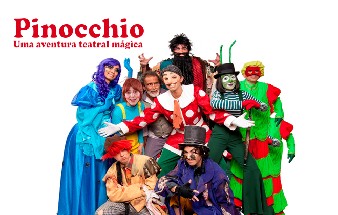 Arte: Pinocchio: Uma Aventura Teatral Mágica