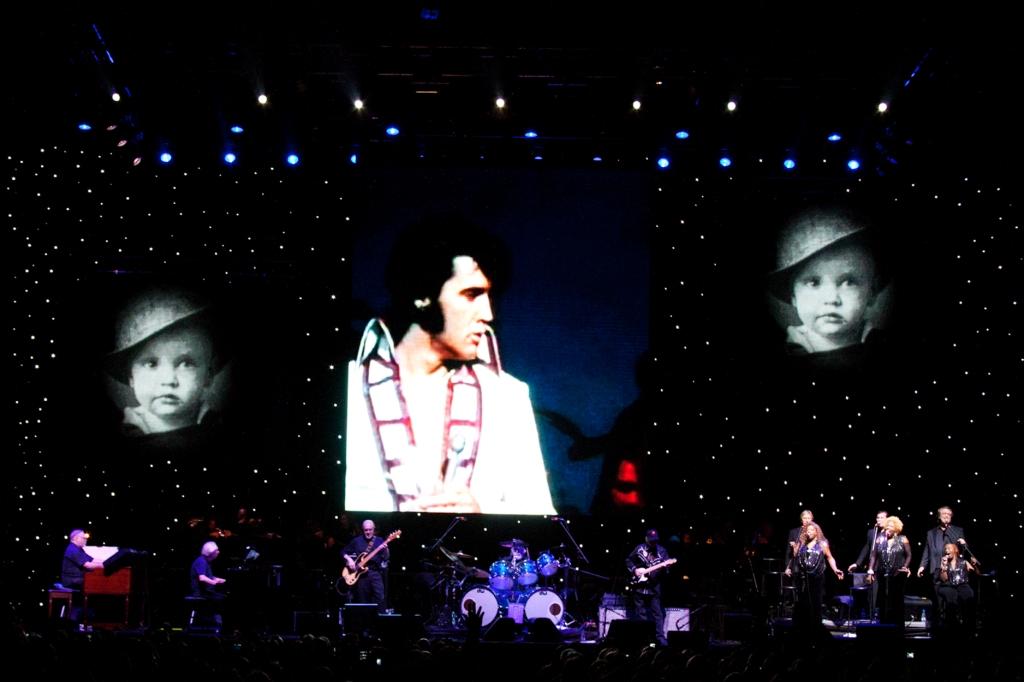 Arte: Elvis in Concert em Curitiba