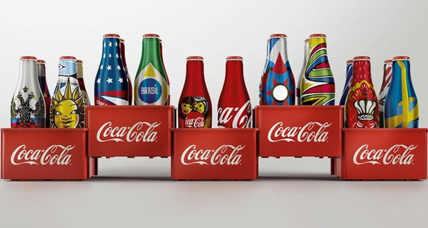 Restaurantes: Minigarrafinhas da Coca-Cola ganham edição especial para a Copa 2014