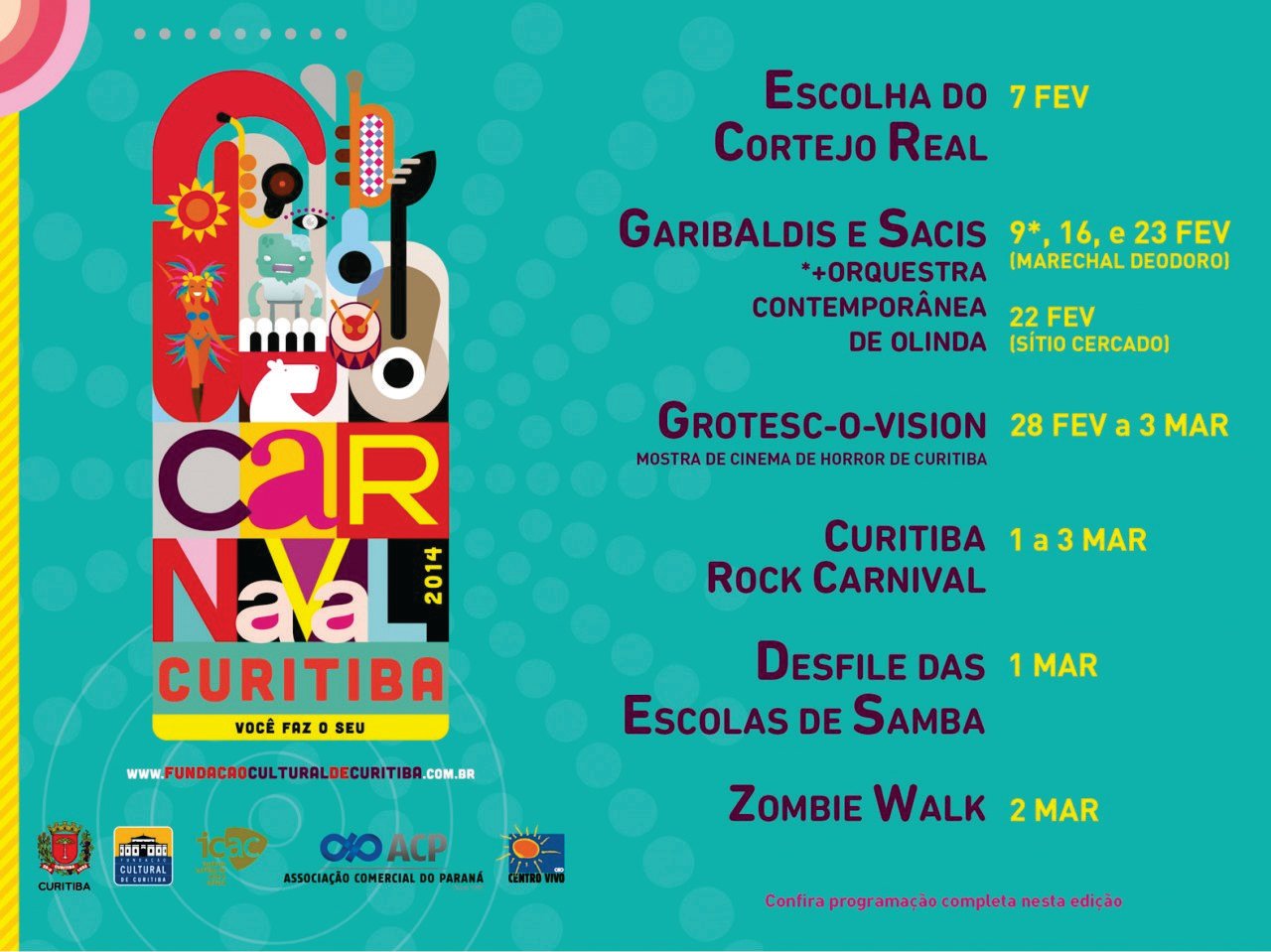 Viagens: Curitiba Rock Carnival 2014