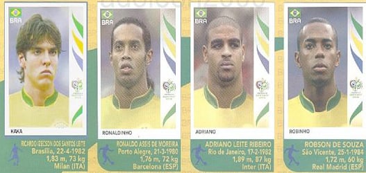 Veja 10 figurinhas épicas dos álbuns das Copas do Mundo