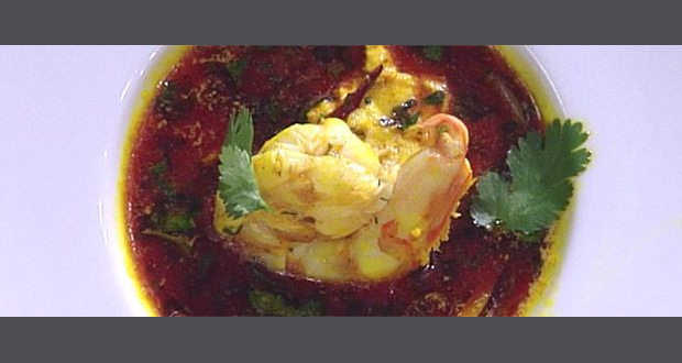 Moqueca de badejo e camarão