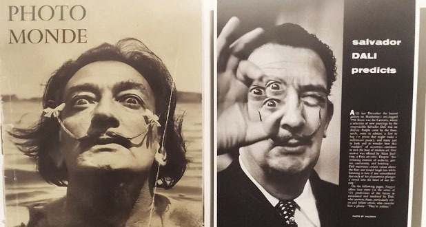 Fotos da exposição de Salvador Dalí