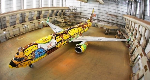 Colaboração OSGEMEOS e Gol Linhas Aéreas Inteligentes